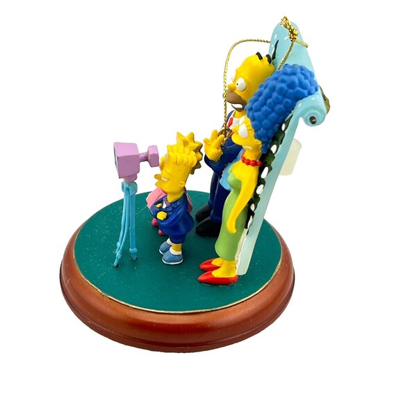 SIMPSONS Bradford Christmas Ornament Illuminated “Picture Perfect” w/Tags Homer - Picture 2 of 8